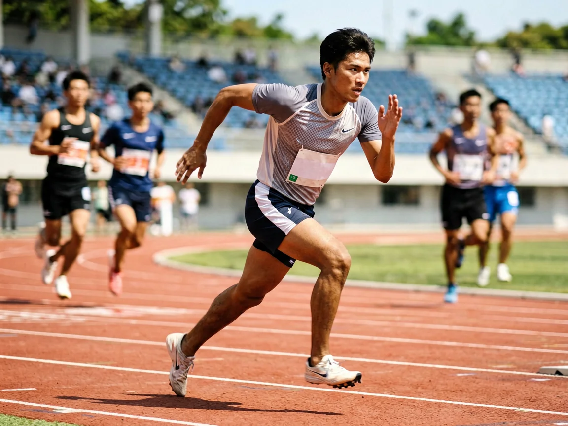 挥拍训练的乒坛老将波尔